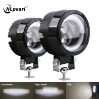 Nlpearl ไฟ Led 30W สำหรับติดบาร์รูปนางฟ้ากันน้ำไฟ LED สี่เหลี่ยมแถบแสงไฟหน้ารถจักรยานยนต์12V 24V สำหรับรถบรรทุก