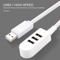 30/120cm USB Hub 3usb Multi-function 3A Charger Converter Extension Line Multi-port Hub 3 In 1 Splitter For PC Computer Laptop USB Hubs