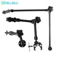 BFOLLOW Magic Arm 7" 11" 22" Clamp Wall Mount Articulated Friction Bracket for DSLR Camera Light Shooting Video Studio