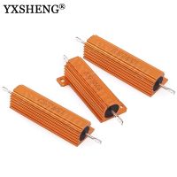 50W Aluminum Power Metal Shell Case RX24 100W Wirewound Resistor 0.01R 100K 1 6 8 10 20 200 500 1K 10K Ohm Resistance