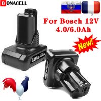 【YF】 4.0/6.0Ah for Bosch 12V/10.8V Li-ion Replacement Battery BAT411 BAT420 GBA 12V Cordless Power Tools charger