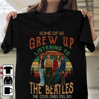 Unisex cotton short sleeve Unisex cotton short sleeve Some Of Us Grew Up Listening To The Beatles T-Shirt Fathers Day Mothers Day Gifts