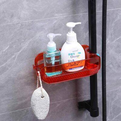 【CC】 Faucet Rack Sink Organizer Sponge Storage Basket Drain Drying Holder Shelf Pipe