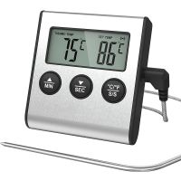 ✽ Digital Meat Thermometer for Grill and Cooking Instant Read Food Candy Kitchen Thermometer with Magnet and Stainless Steel Probe