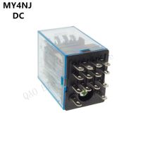 คอยล์ My4nj รีเลย์ชุดสัญญาณไฟ Led ขั้ว14ขา Dc12v 24V 36V 48V 110V 220V