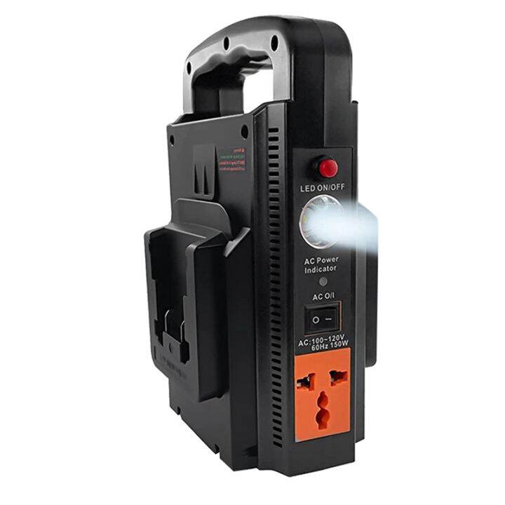 150W Portable Power Supply Inverter Part for 18V Lithium Battery, 2