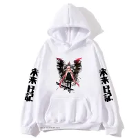 Mirai Nikki Future Diary Anime Hoodie Kawaii Manga Sweatshirt Estetika Pakaian Pria Fashion Lembut Kartun Print Streetwear Wanita Size Xxs-4Xl