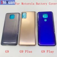 ฝาหลังประตูหลังเคสสำหรับโมโตโรล่า Moto G9 G9 Plus G9 Play G9ชิ้นส่วนที่เปลี่ยนฝาครอบเพาเวอร์