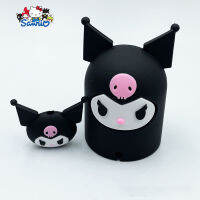 Sanrio Kuromi แท่นชาร์จ Kawaii การ์ตูนน่ารักนาฬิกาตั้งโต๊ะเครื่องชาร์จไร้สาย Stents อุปกรณ์เสริมของเล่น Girls