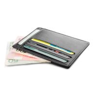 【Layor shop】 Gibo Auja-กระเป๋าสตางค์หนังแท้ใหม่เอี่ยม Super Slim Card Holder Card Case Money Organizer Short Travel Men Wallets Clutch