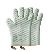 【CW】 Anti slip Pits Shall Microwave Cotton Mats Resistant Scald Gloves Thickened scald Household