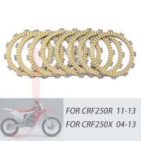 แผ่นจานคลัตช์รถจักรยานยนต์สำหรับ HONDA CRF250X CRF 250X 04-15 CRF250R CRF 250R 2005 2009 2010 2011 2012 2013 2014 2015