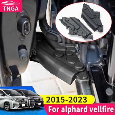 สำหรับ Toyota Alphard Vellfire 30ชุด2015-2023 2022 2021รางประตูฝาครอบป้องกันการปรับเปลี่ยนตกแต่งภายในอัพเกรด