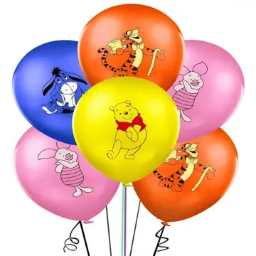 Winnie the Pooh Cartoon Themed Birthday Party Kid Toy Girl Gift Decorations  Cake Decorating Banner Latex Balloon Set Baby Shower