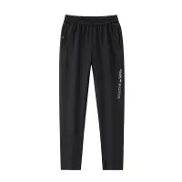 [COD] First-hand source of supply couples casual long-sleeved mens large size spring and autumn sports womens trendy brand all-match black trousers