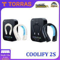 TORRAS COOLIFY 2S Neck Air Conditioner, Coolify 2 Upgrade version, Cool Down 30°F in 1S, Strong Wind Portable Neck Fan, Neck Cooler and Heater Personal Neck Fan 3-Speed, App Control, Rechargeable