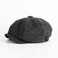 Unisex Autumn Winter Newsboy Caps Men And Women Warm Tweed Octagonal Hat For Male Detective Hats Retro Flat Caps Chapeau