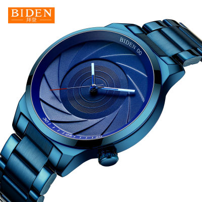 ✨HOT ITEM✨ Biden Biden New Fashion Watch High-End Waterproof Mens Watch Creative Concept Optical Phantom Quartz Watch YY