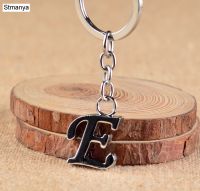 Simple DIY 26 Letter Metal keyChain Men Women cute Key chain Party Gift Jewelry Car Key Ring Key Chains