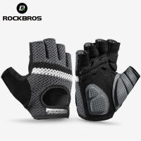 ROCKBROS Women Mens Cycling s Fitness Breatahble SBR Shockproof Fingerless s Moto MTB Bike s Bicycle Accessories2023