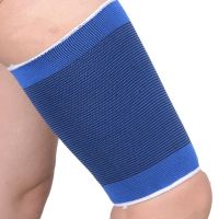 ผ้ารัดต้นขา ผ้ารัดน่อง ที่รัดต้นขา ที่พันต้นขา Leg Support สีน้ำเงิน