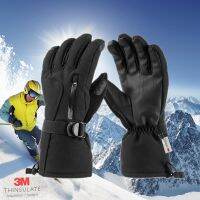 【LZ】✣♤  3m thinsulate inverno quente snowboard luvas de esqui à prova dwaterproof água das mulheres dos homens neve esqui snowmobile motorcyle toque telefone 2023 pulso corda