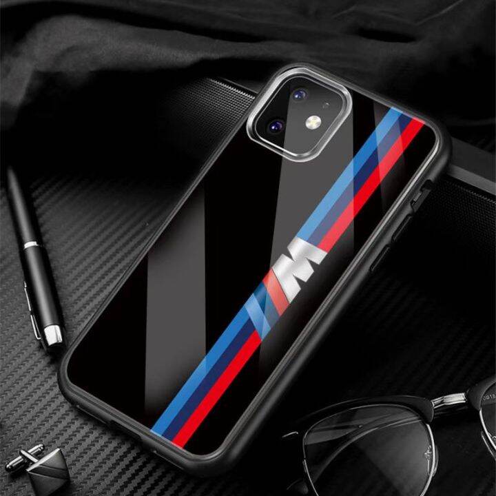 เคสสำหรับไอโฟนโทรศัพท์-bmw-กันกระแทก14-pro-plus-pro-max-13-12-11-กระจกป้องกัน