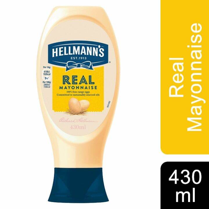Hellmann's Real Mayonnaise 430ml Lazada PH