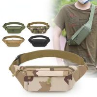 Tactical Shoulder Bag Mens Outdoor Chest Fashion Camouflage Travel Bag Military Satchel Large Capacity Sports Phone Waist Bag Running Belt