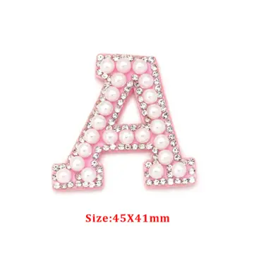A-Z 26pc Stick on Chenille Patches 5.5cm/6.5cm/8.0cm Embroidery Patch  Alphabet Letters Set For Clothing Bag