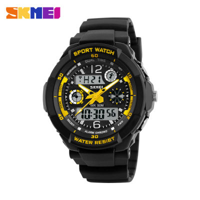 Fashion Mens Quartz Digital Watch Children Sports Watches SKMEI nd LED Military Waterproof Wristwatches