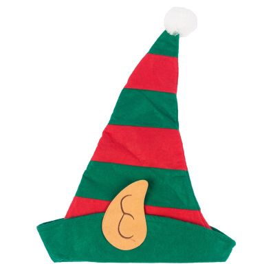 Design Christmas hats for s and children with red and green stripes to decorate party hat props