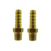 ข้อต่อเกลียวนอก เสียบสาย (x2ชิ้น) 1/4" x5/16" BRASS HOSE NIPPLE