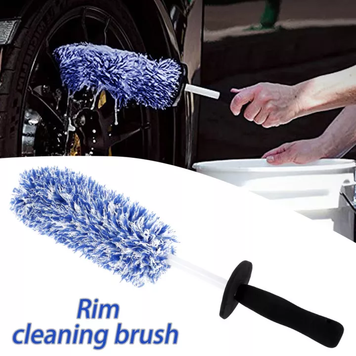 Car Wheel Hub Cleaning Brush Soft Fiber Car Rim Brushes Car Tire