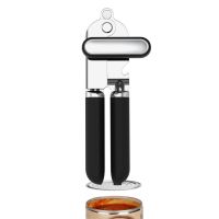 Manual Can Opener Stainless Steel Handheld Can Opener with Magnet for Seniors Arthritis Kitchen Bottle Jar Opener KITCHENDAO