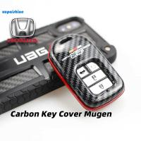 【 Xps】honda Civic Jazz Brv Crv City Accord ฝาครอบกุญแจคาร์บอน2021 Mugen Honda Civic Fc อุปกรณ์เสริม Typer Key Cover