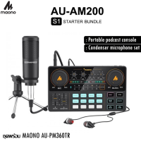 Maono AU-AM200 S1 MaonoCaster Lite Portable Podcast มาพร้อม Maono AU-PM360TR