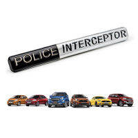 โลโก้ Logo "POLICE INTERCEPTOR" สี Chrome All Model Ford 2, 4 ประตู ปี2000-2018 มีบริการเก็บเงินปลายทาง