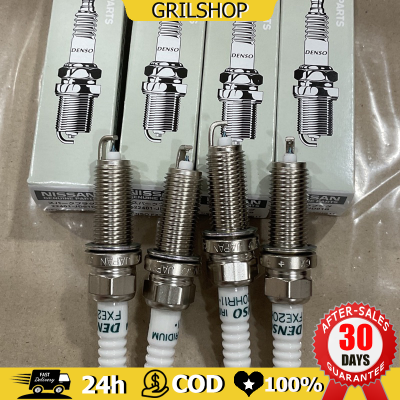 4Pcs DENSO หัวเทียน FXE20HR11 22401-JD01BดีIridiumหัวเทียนสำหรับNissan TIIDA SYLPHY, MARCH, ALMERA, NOTE, TEANA J31, J32