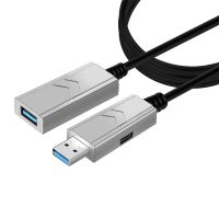 Fiber Optic Active USB 3.0 Extension Cable Male to Female Extender Cable Compatible with USB 2.0/1.1 5 10 15 20 25 30 40 50 m