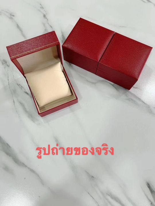 พร้อมส่ง-กล่องนาฬิกา-กล่องใส่นาฬิกา-พร้อมหมอน-กล่องสีแดง-กล่องของขวัญ-watch-box-กล่องเก็บนาฬิกา-กล่องใส่นาฬิกาข้อมือ