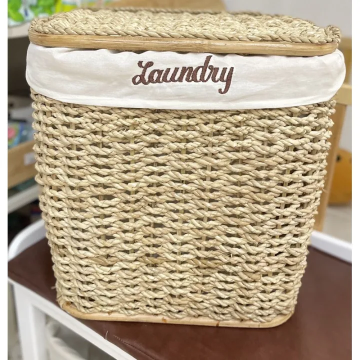 【In Stock】 (Hindi kasama ang rattan basket) Laundry Cloth Bag ONLY made