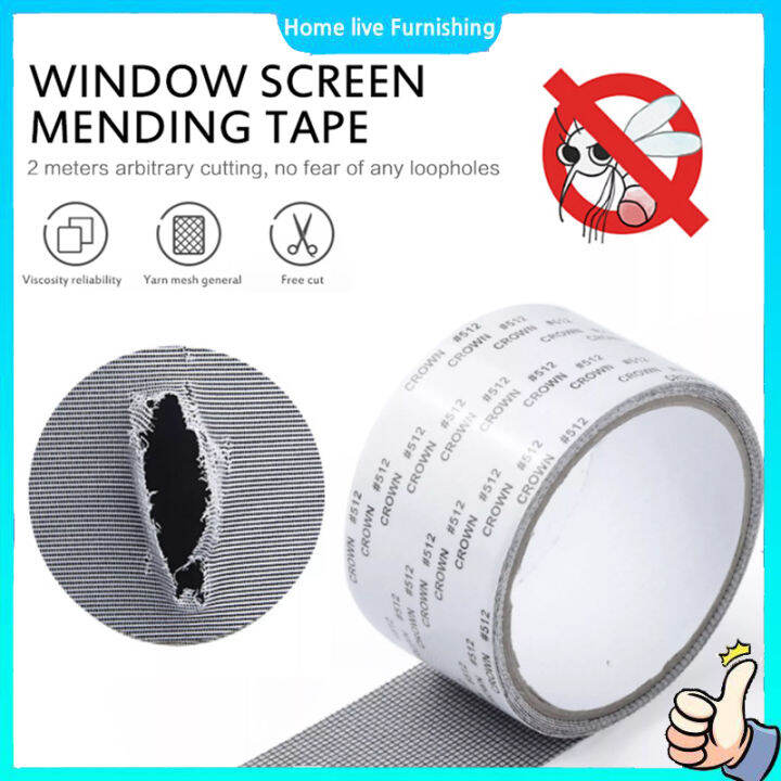 Window Screen Repair Tape 2M Door Window Patch Tape Strong Adhesive
