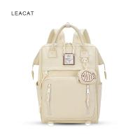 Leacat Simple and cute womens backpack 14inch laptop backpack large capacity waterproof travel backpack whp