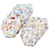 Cotton Training Pants Waterproof Toddler Potty Cartoon Underwear for Boys and Girls Diapers Washable Reusable Baby Nappy Cloth Diapers