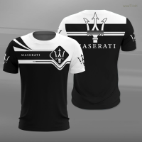 2023 NEW Maserati 3d Printed Short Sleeve T-shirt Plus Summer Fashion Men 6xl 2023 Size：s-5xl