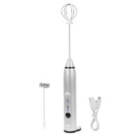 Electric Milk Frother USB Rechargeable 3 Speed Handheld Milk Shaker Maker Frother Creamer Foam Maker Blender Egg Mixer Beater