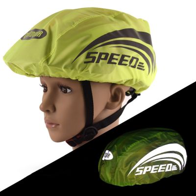 【hot】☂  Helmet Cover With Reflective Strip  Cycling MTB Road Oxford Protection