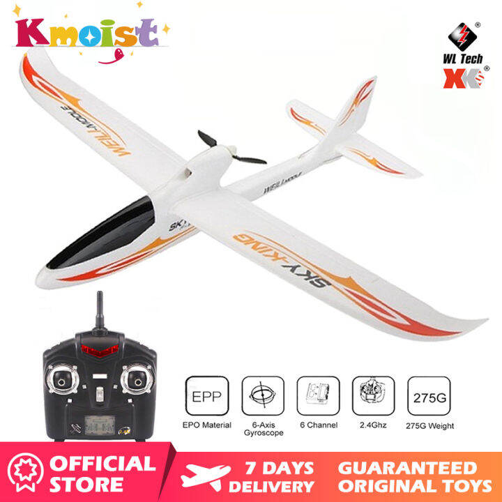 Kmoist RC Airplane Sky King WLtoys F959s  3CH 6-axis Gyroscope Fixed  Wing Glider RTF Remote Control Foam Aircraft Drones Toys for kids | Lazada