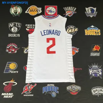 NBA_ Jersey City 75th Custom Printed Kawhi 13 George Paul 2